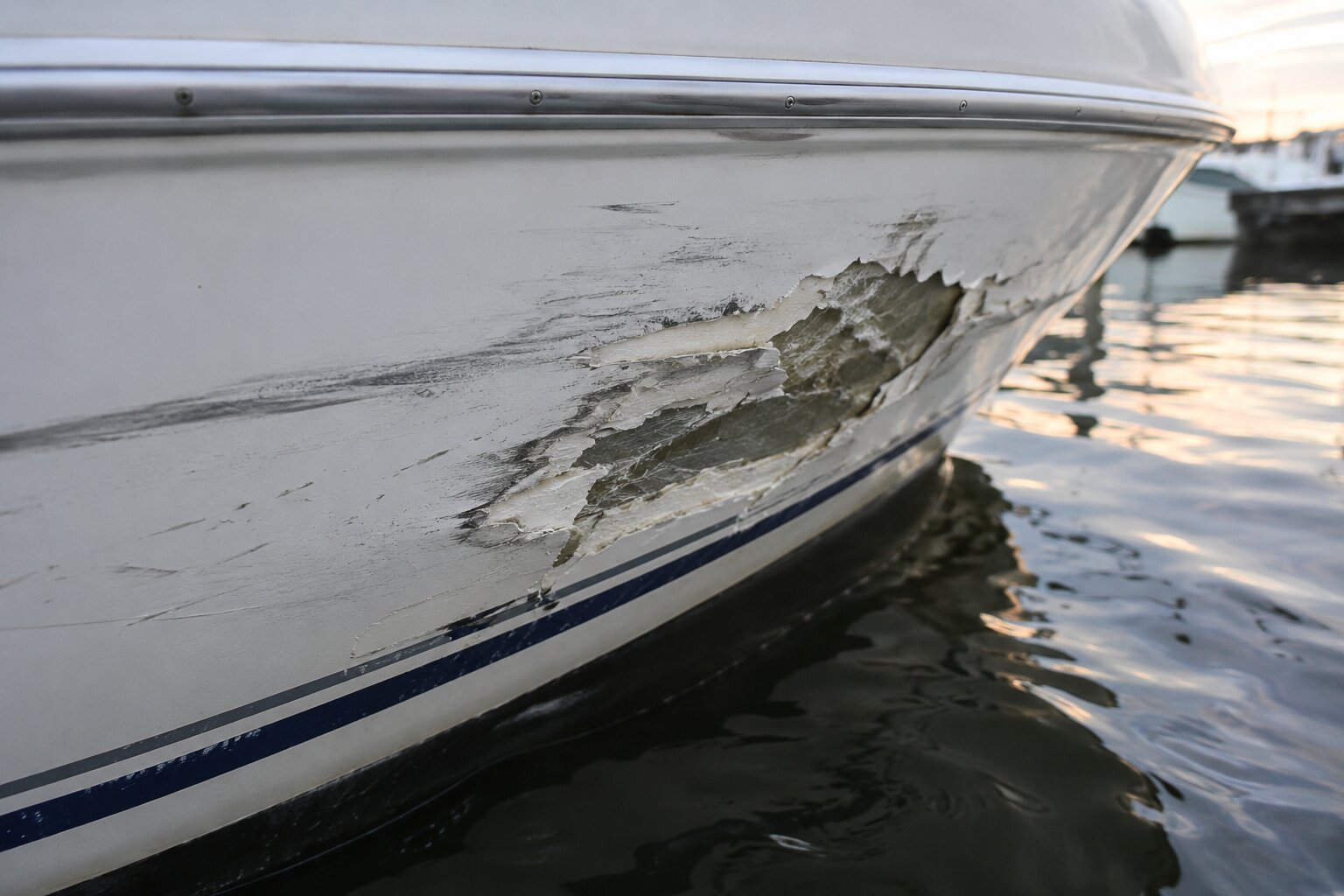 Chocs sur un bateau